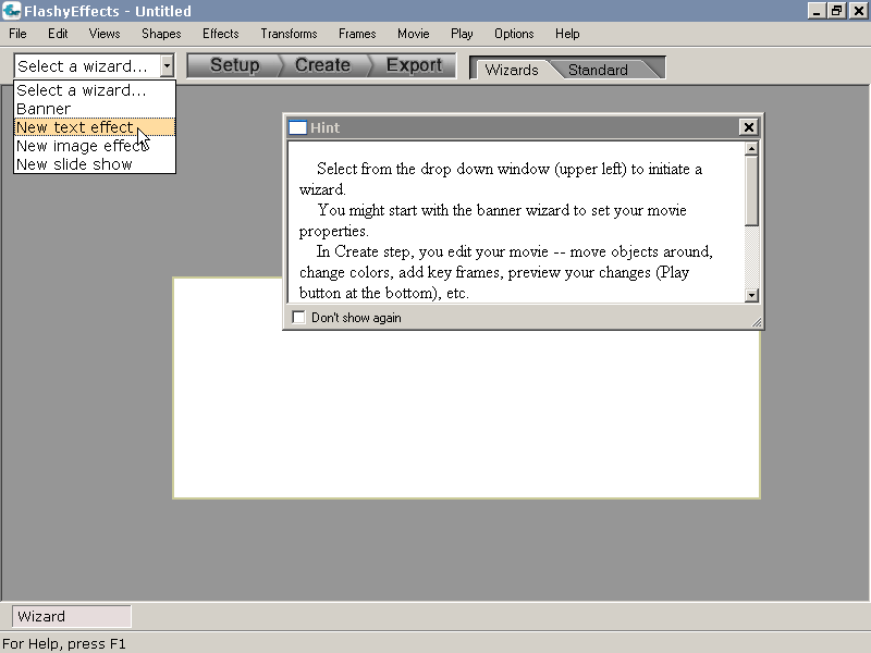 KoolWizard 1.9.0 screenshot