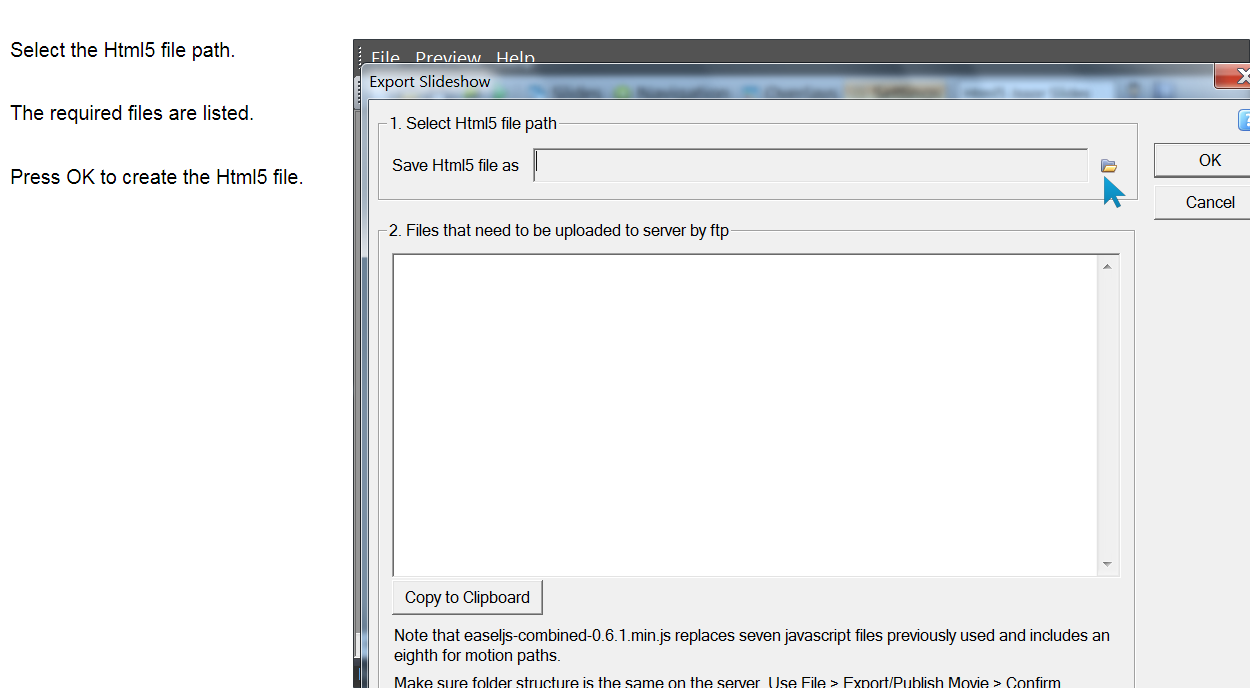 select html5 path