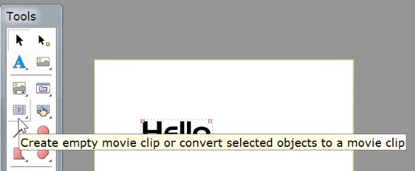 select movie clip icon